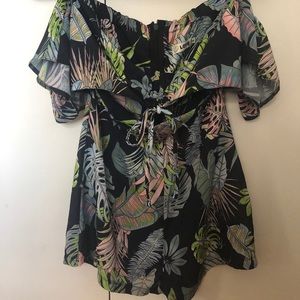 LF STORES Floral Romper